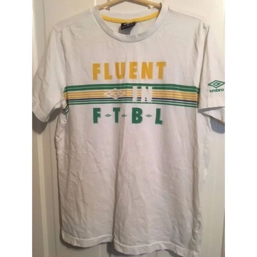 UMBRO SOCCER "FLUENT IN FTBL" SIZE MEDIUM T-SHIRT